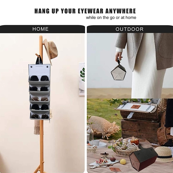 Travel Safe Sunglasses organizer 5 compartments. - Picture 15 of 16